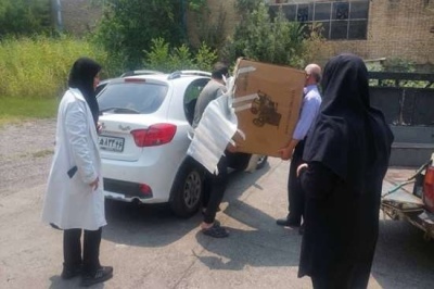 اهدای ویلچر برقی به مادر باردار معلول تحت پوشش طرح نفس در رشت