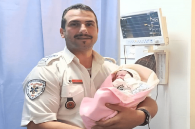 سبقت عجیب نوزاد عجول در جاده رضوانشهر